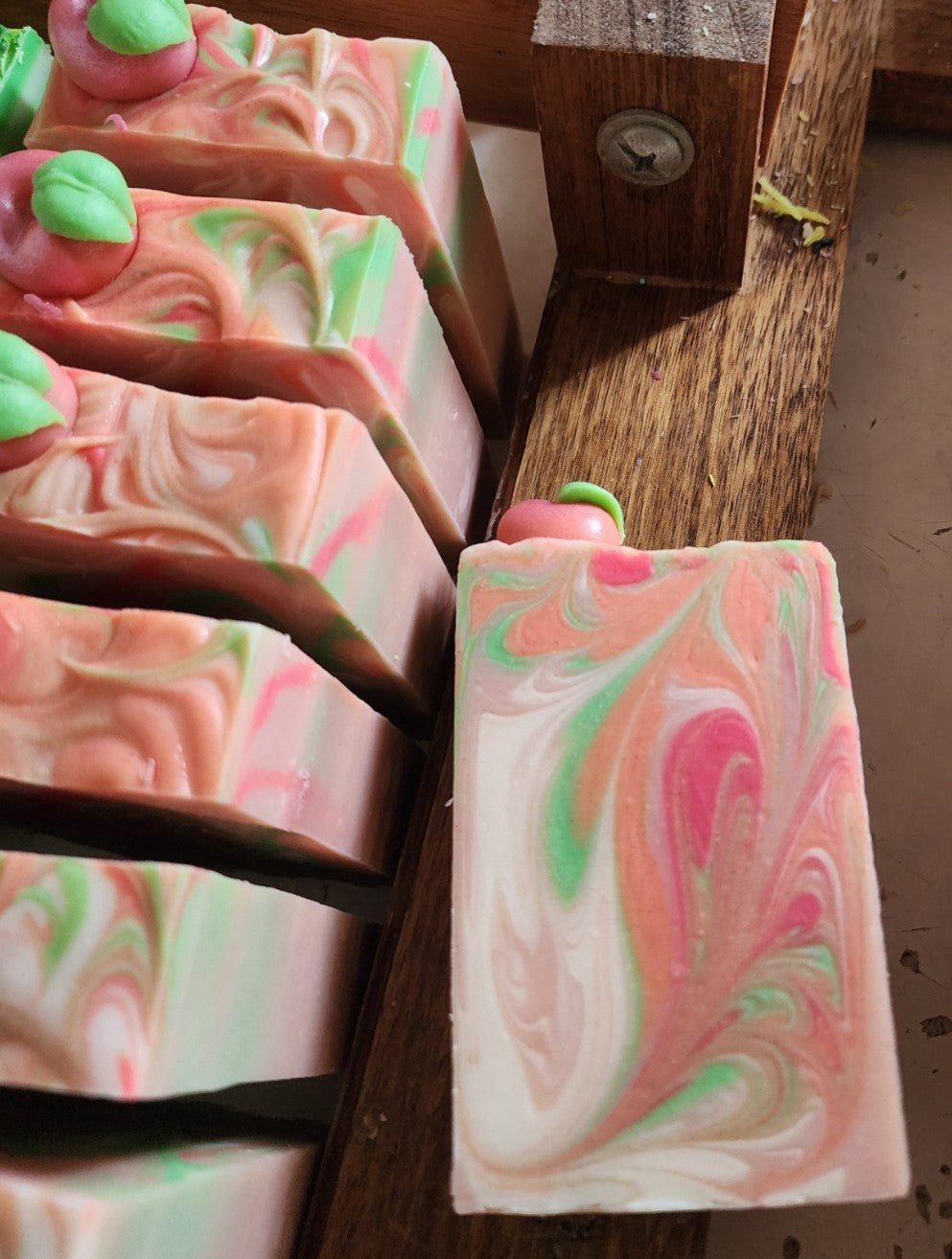 Perfectly Peach Handmade Soap