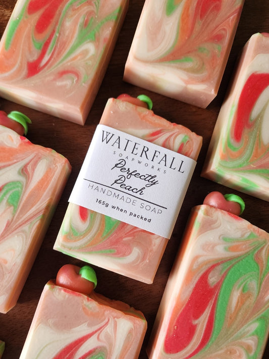 Perfectly Peach Handmade Soap