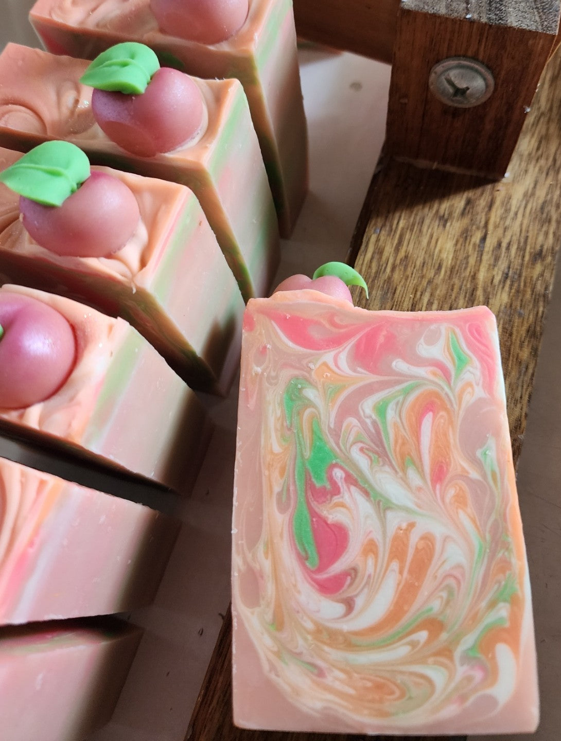 Perfectly Peach Handmade Soap