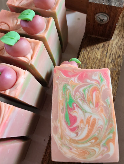 Perfectly Peach Handmade Soap