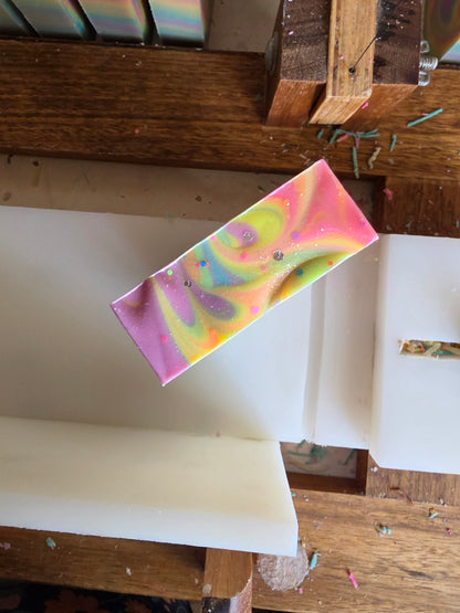 Rainbow Sherbert Handmade Soap
