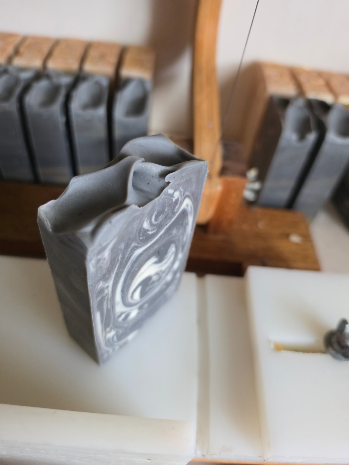 Black Marble Handmade Soap
