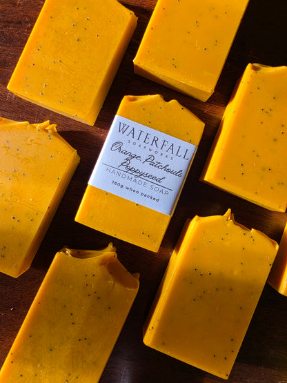 Orange Patchouli & Poppyseed Exfoliating Soap