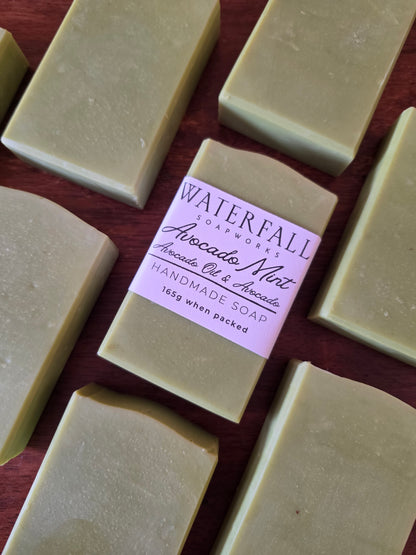 Avocado Mint Handmade Soap with Avocado