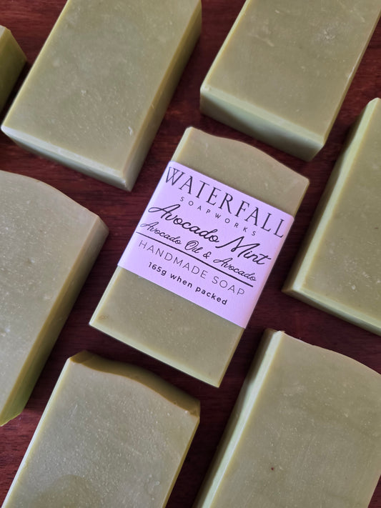 Avocado Mint Handmade Soap with Avocado