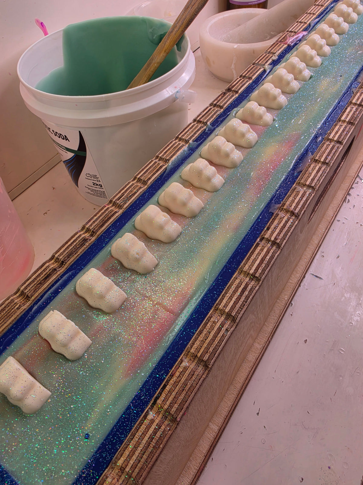 Cotton Candy Clouds Handmade Soap