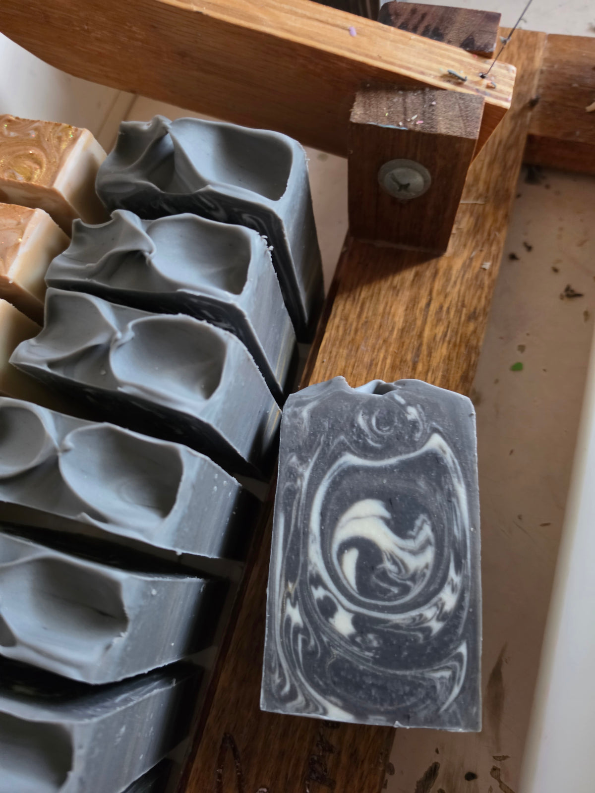 Black Marble Handmade Soap