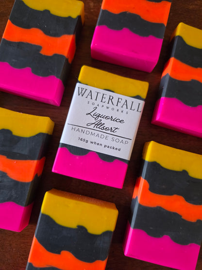 Liquorice Allsort Handmade Soap