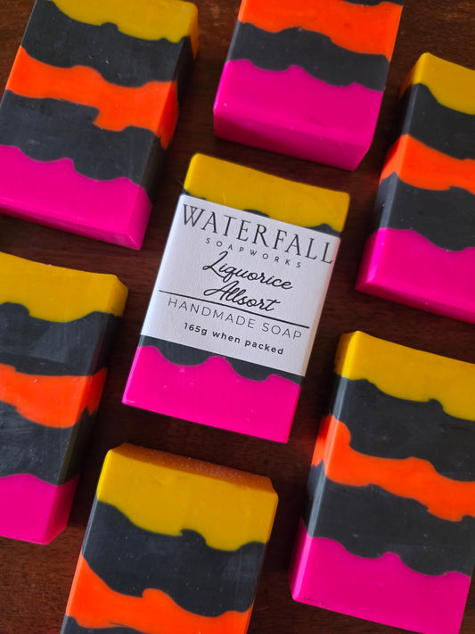Liquorice Allsort Handmade Soap