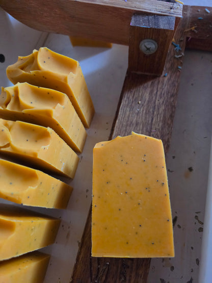 Orange Patchouli & Poppyseed Exfoliating Soap