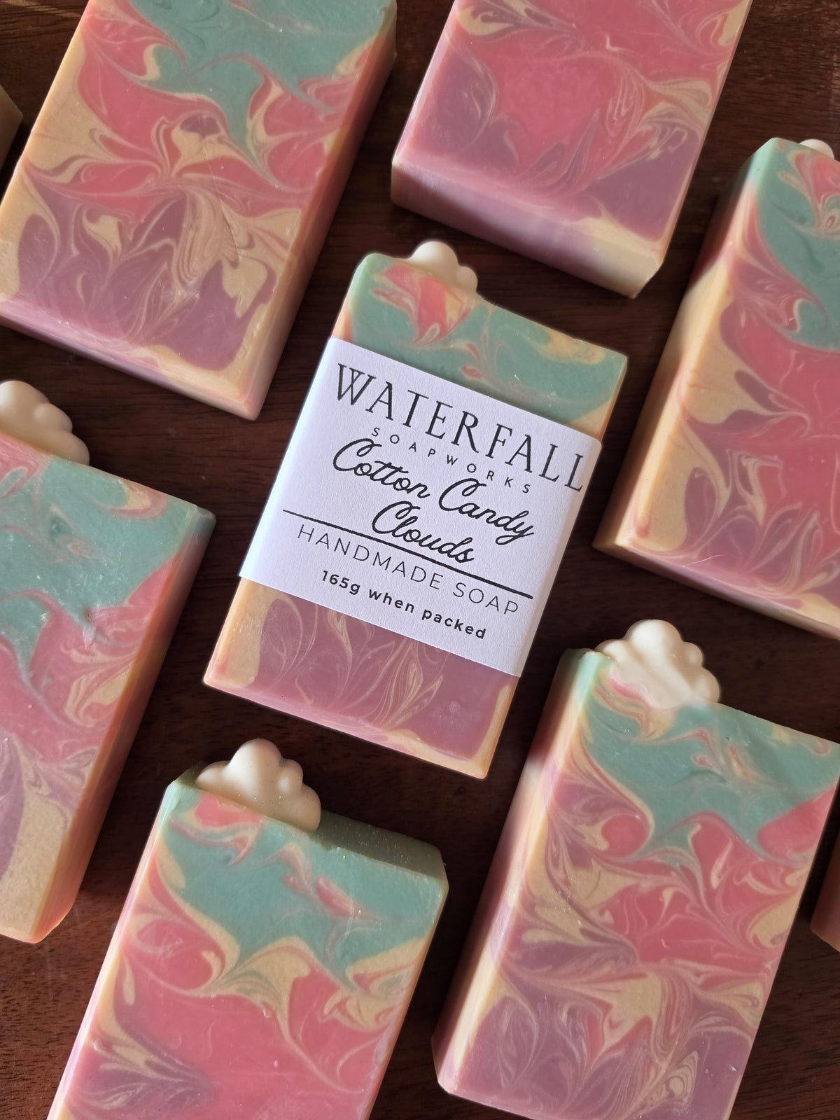 Cotton Candy Clouds Handmade Soap