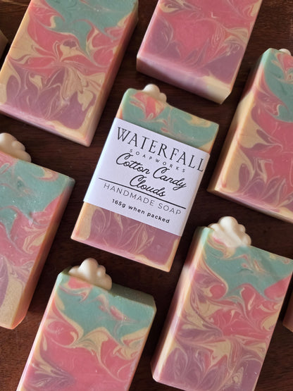Cotton Candy Clouds Handmade Soap