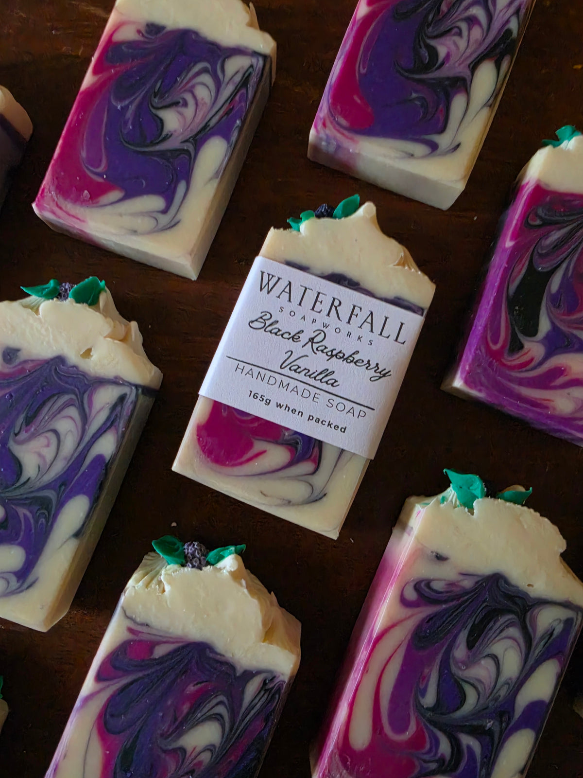 Black Raspberry Vanilla Handmade Soap