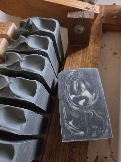 Black Marble Handmade Soap
