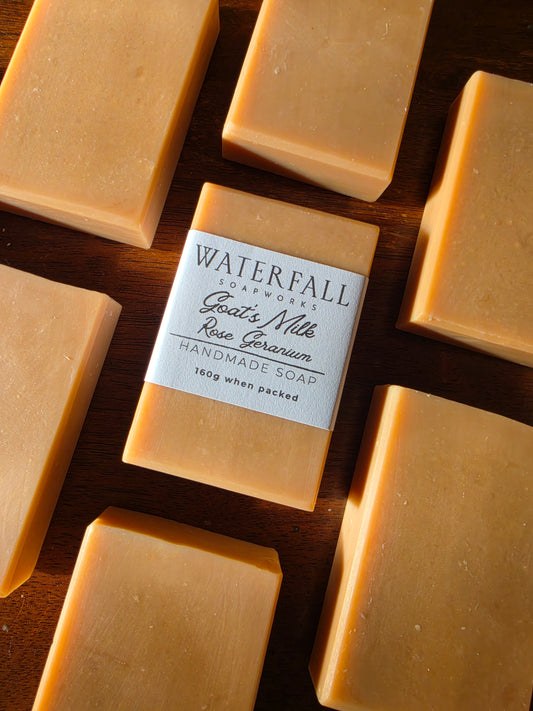Goat's Milk Rose Geranium Handmade Soap