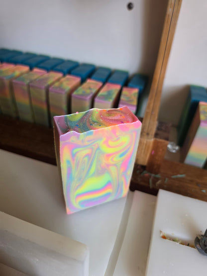 Rainbow Sherbert Handmade Soap