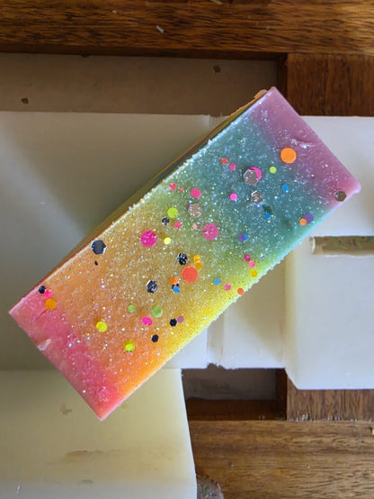 Rainbow Sherbert Handmade Soap