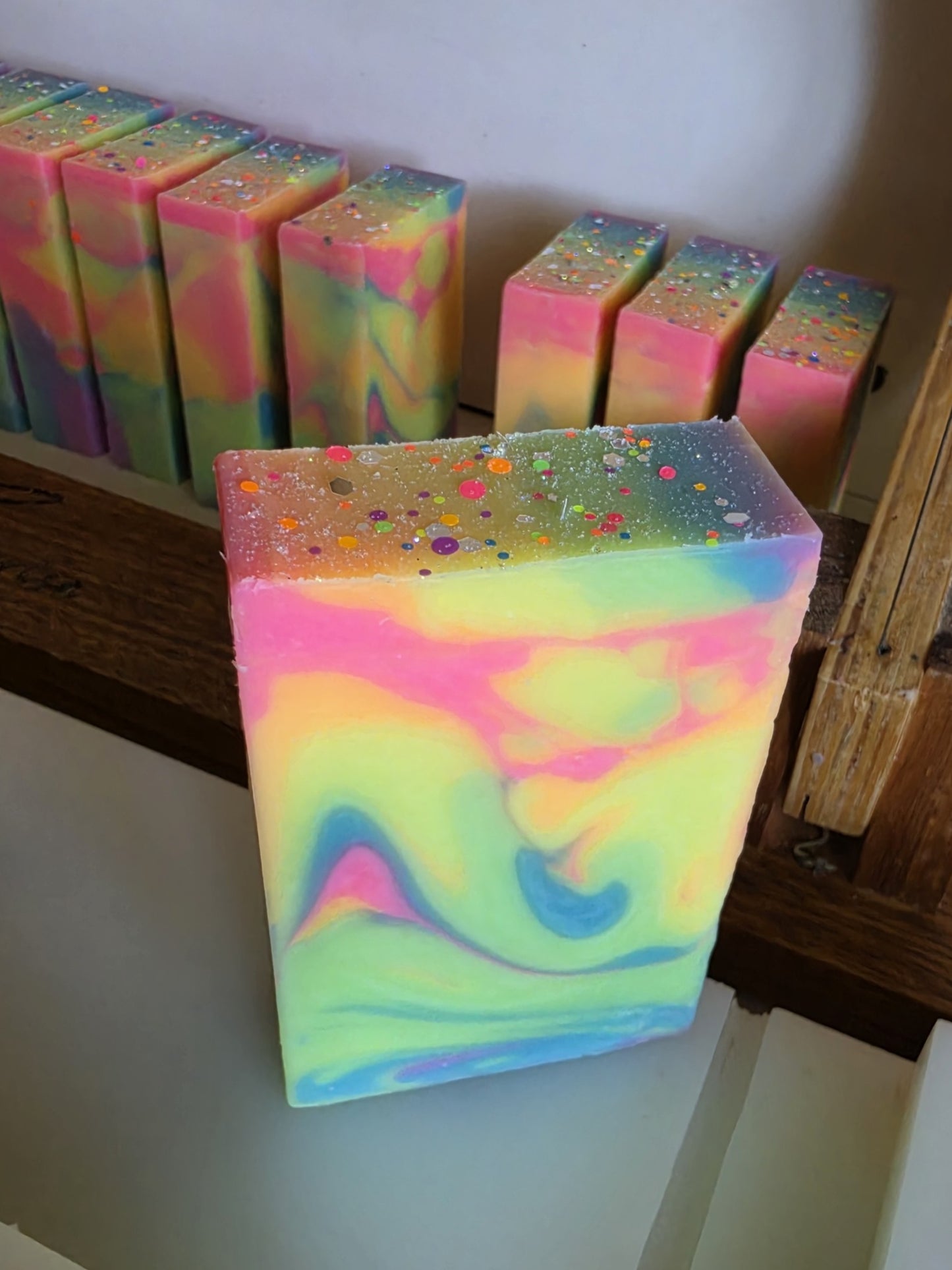 Rainbow Sherbert Handmade Soap