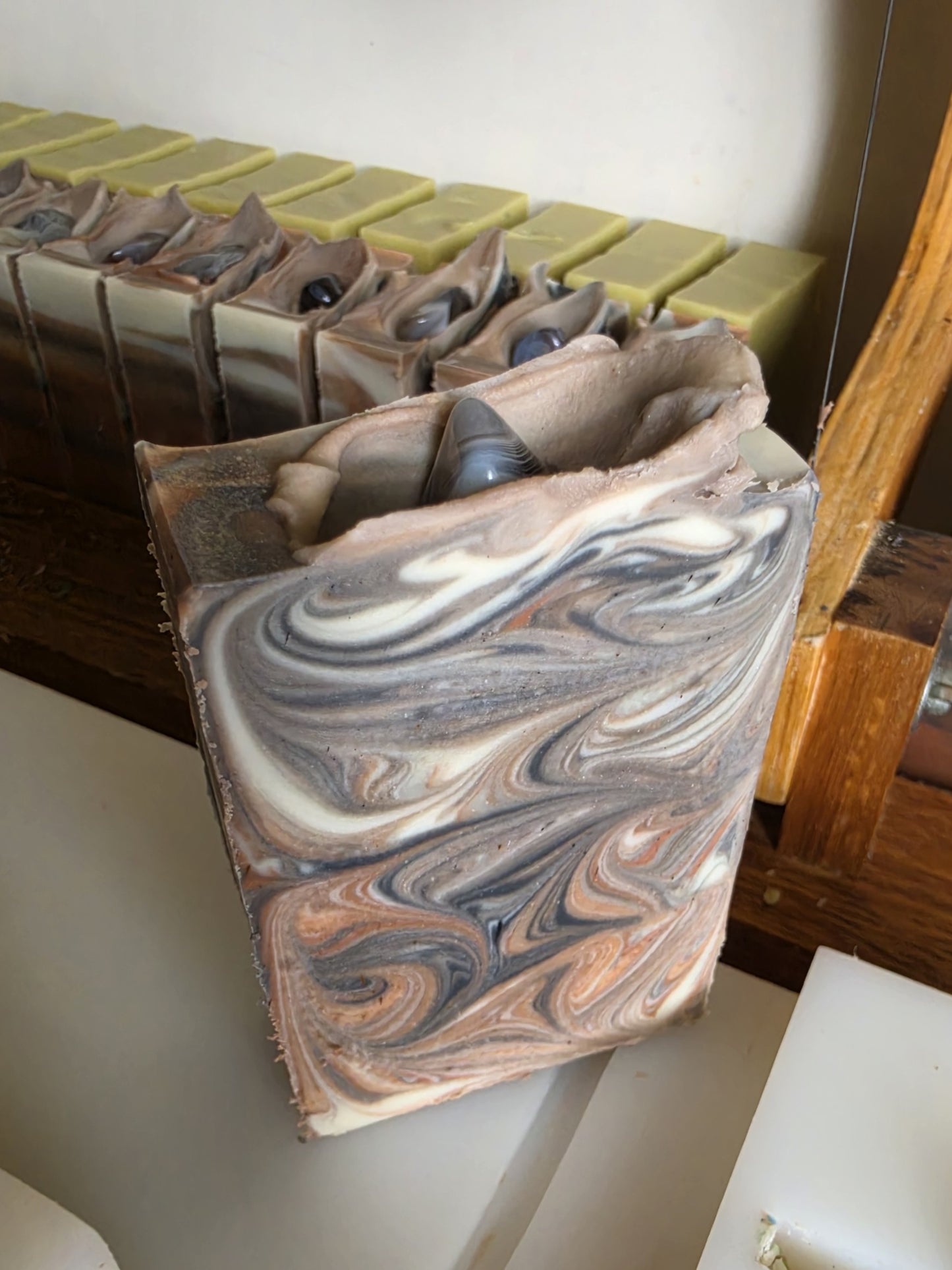 Agate Sandalwood & Lime Handmade Soap
