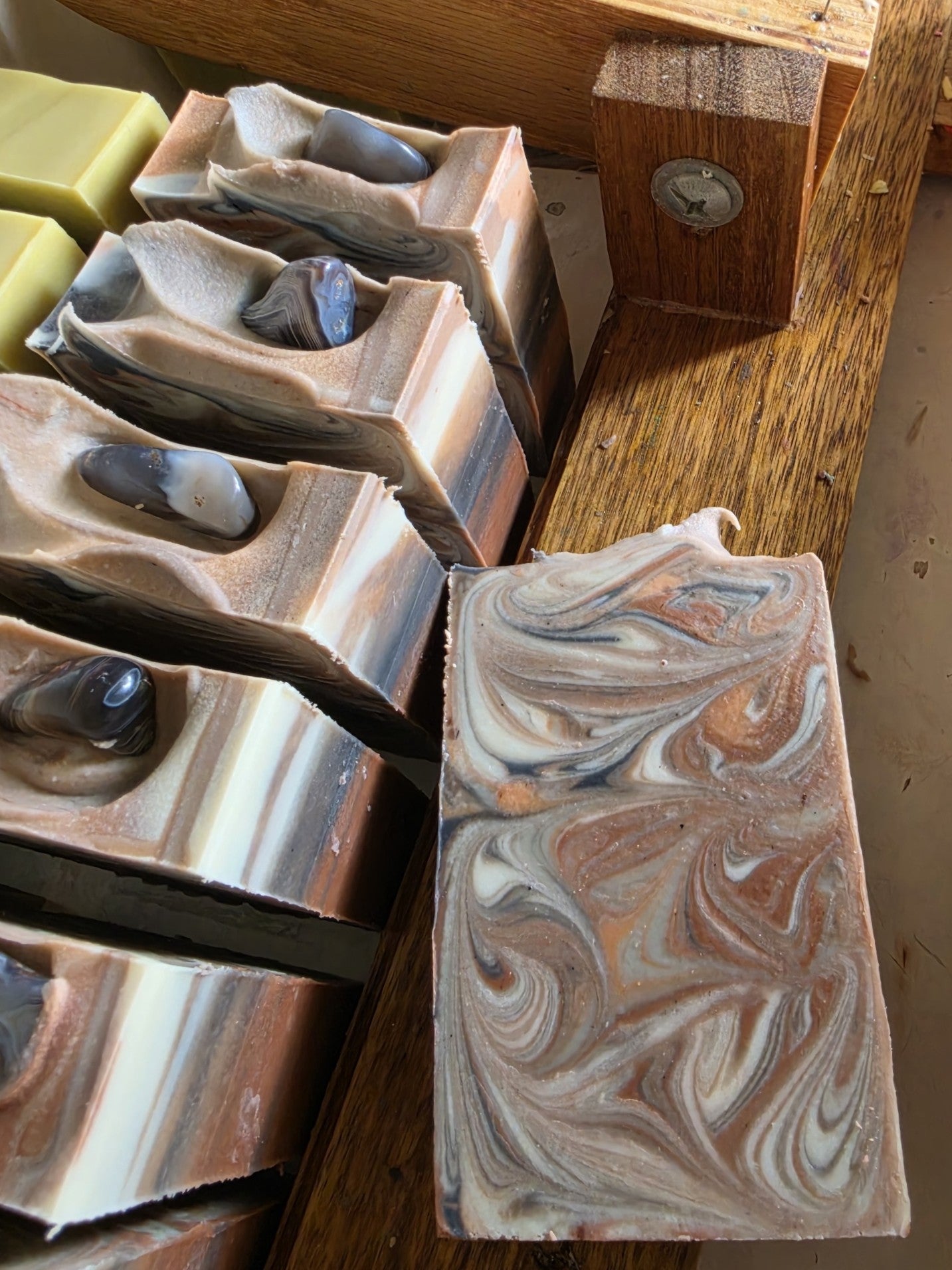 Agate Sandalwood & Lime Handmade Soap