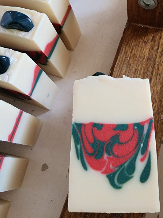 Heliotrope White Christmas Handmade Soap