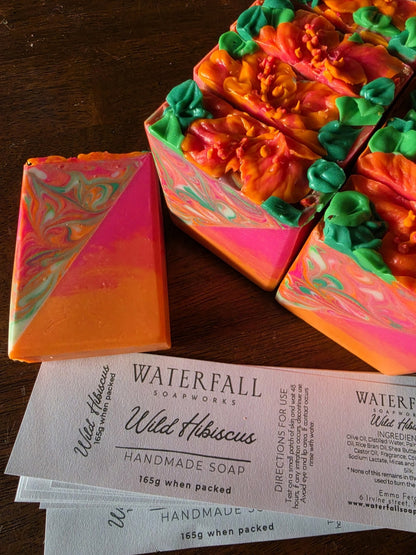Wild Hibiscus Handmade Soap